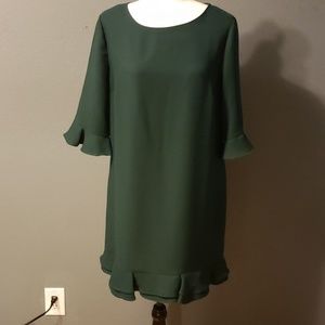 Kate Ruffle Hem Shift Dress